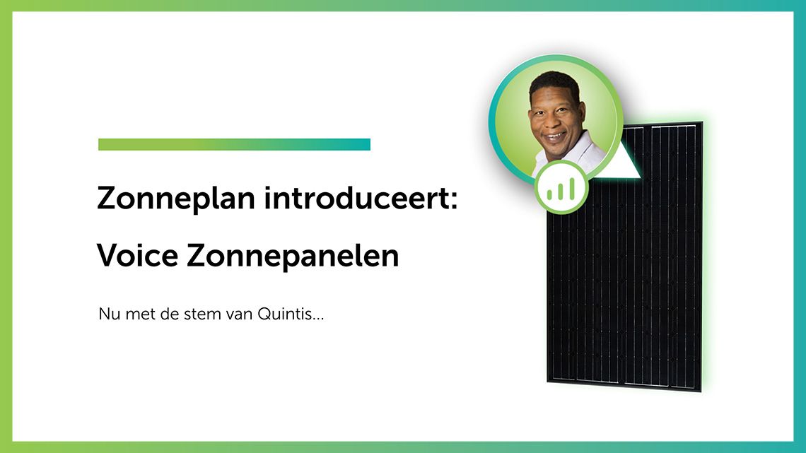 Zonnepanelen met voice technologie