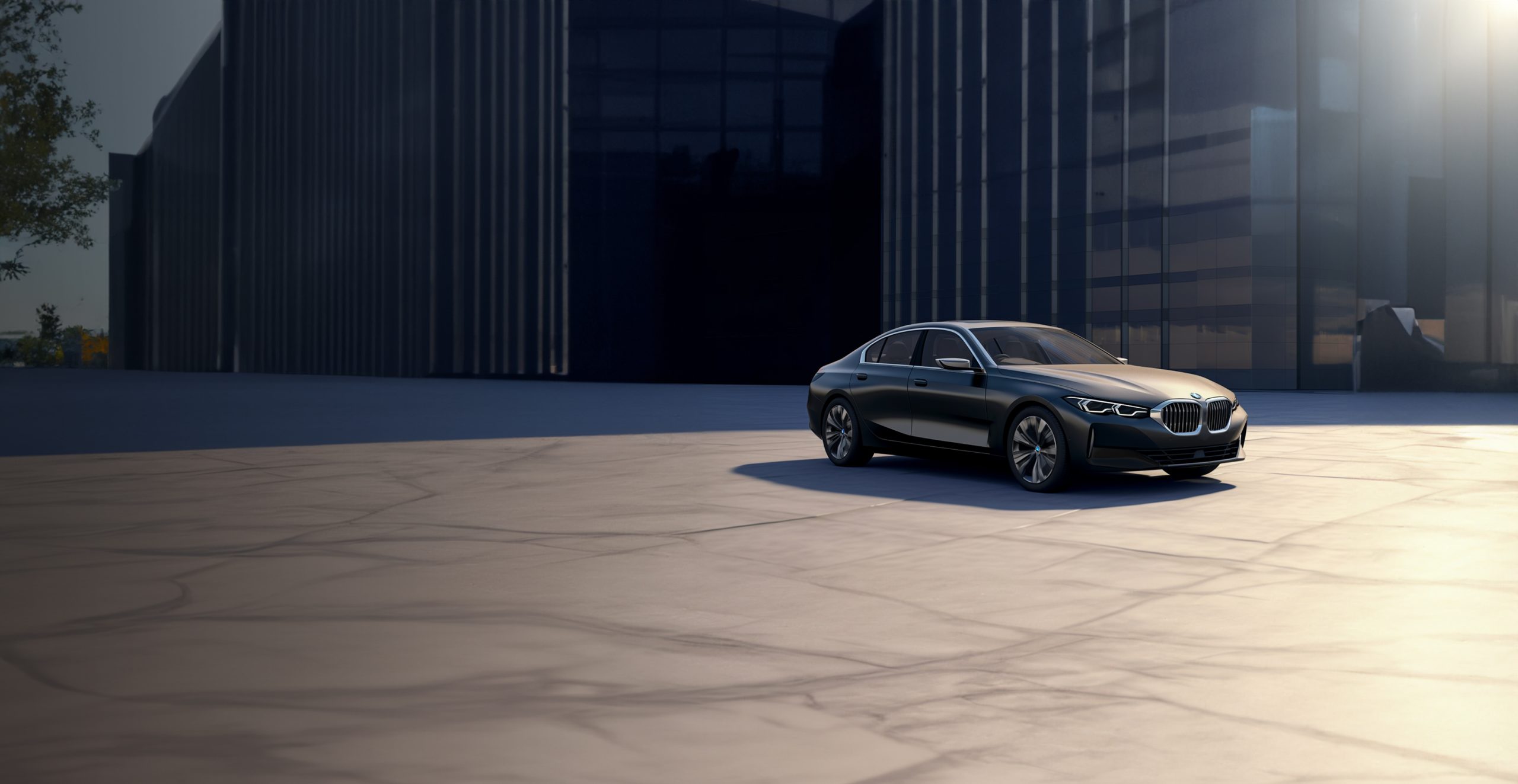 BMW op industrieel terrein