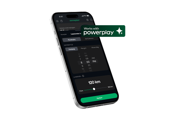 Powerplay laadsessie laadpaal thuis in de Zonneplan app