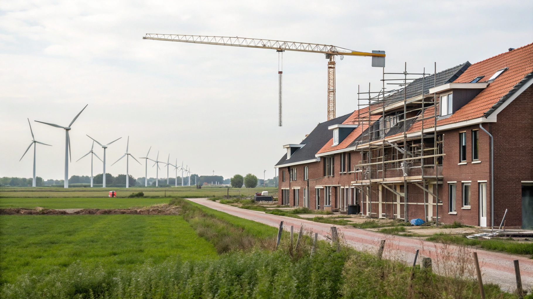 Nederlanders verkiezen woningbouw boven klimaat, ondanks brede steun voor energietransitie