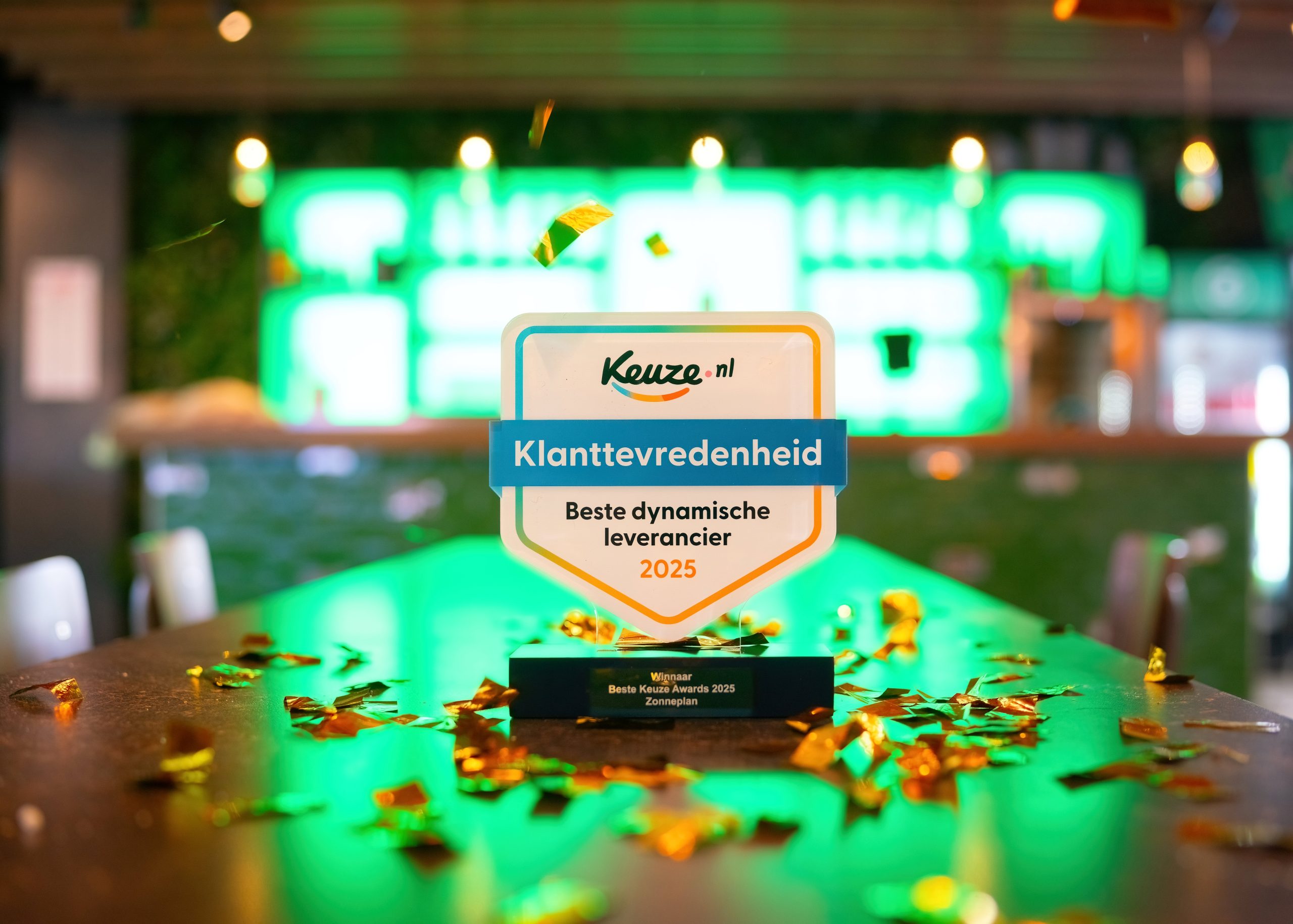 Zonneplan opnieuw verkozen tot beste dynamische leverancier op klanttevredenheid