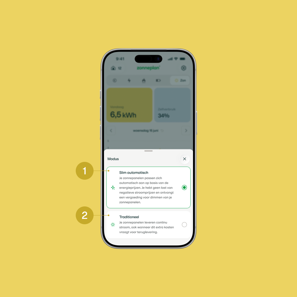 Zonneplan app - Zonnepanelen