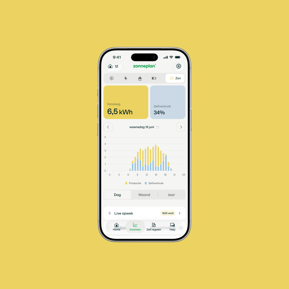 Zonneplan app - zonnepanelen